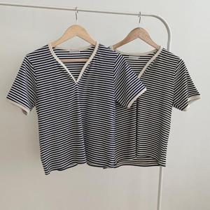 [강물처럼]빅사이즈단가라티 S498L408 드롭스배색줄지스판티 MO