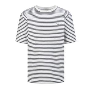 [헤지스]헤지스 네이비 스트라이프 면 반팔티셔츠 WHTS5B324N3