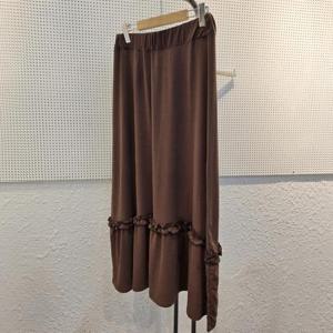 [강물처럼]아이우먼 곱프릴스판밴딩스커트 RAS490M407 빅사이즈