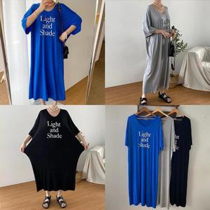 [강물처럼]위쉬몰 RA 실키라이트브이원피스(S070H407) 빅사이즈