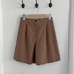 [강물처럼]아이우먼 썸머린넨밴드4부팬츠 LTP615M407 빅사이즈 (