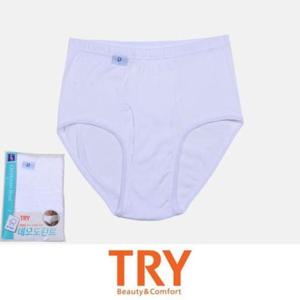 남자팬티 (트라이)고급 순면 소재 데오도란트 남삼각 팬티