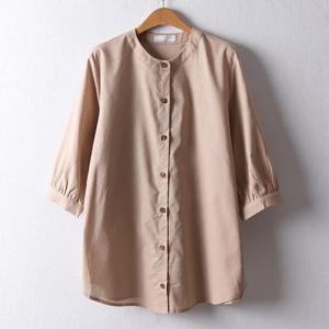 [강물처럼]아이우먼 샤샤노카라블라우스 IRD788M406 빅사이즈 (1