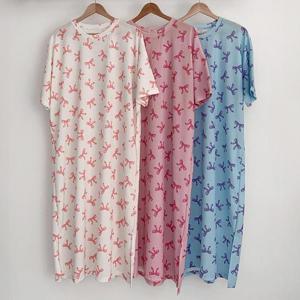 [강물처럼]빅사이즈사랑해요 S254L406 베리리본박스핏원피스 MA