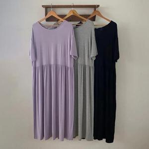 [강물처럼]빅사이즈사랑해요 S206L406 찰랑실키이중리본원피스 R