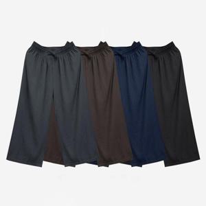 [강물처럼]빅사이즈사랑해요 R094L406 아사면주름와이드팬츠 DK