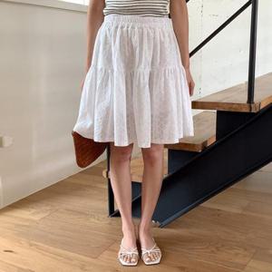 [강물처럼]아이우먼 바니캉레이스치마바지 DDS182M406 빅사이즈