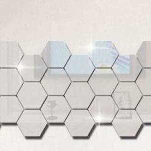 실버 소 육각 거울 안전거울 아크릴거울 붙이는거울