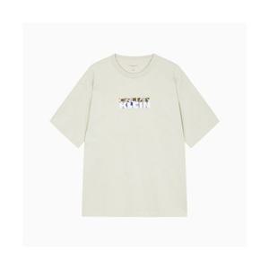 캘빈클라인 CALVIN KLEIN JEANS 캘빈 클라인 블락 그래픽 로고 반팔 티셔츠 4RD808G YAE 4RD808GYAE 397427