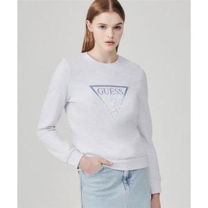 게스 GUESS 데님엠보삼각 맨투맨 MN1K8441 395942