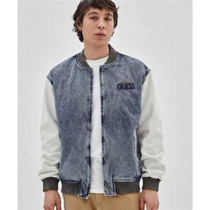 게스 GUESS GO 데님 배색 야구점퍼 MN1D1830 395991