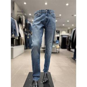 캘빈클라인 남성 미드 블루 슬림핏 데님 팬츠(4LB764G-WAH) 393562