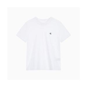 캘빈클라인 CALVIN KLEIN JEANS 여 릴렉스핏 아카이브 로고 크루넥 반팔 티셔츠 40WH105 YAA 40WH105YAA 397626