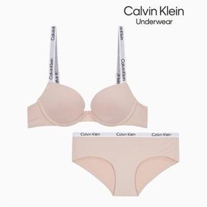 캘빈클라인 Calvin Klein Underwear 여성 테일러드 로고 SET(QF6866AD-QF6867AD-TRN) 391556