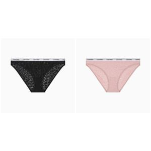 캘빈클라인 Calvin Klein Underwear CK 언더웨어 25 FW 여성 아이콘 레이스 비키니 팬티 2종 택 1(QD5050-UB1TQO) 393163