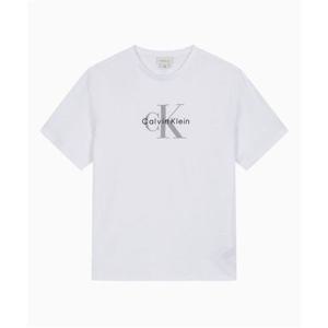 캘빈클라인 CALVIN KLEIN JEANS 레귤러핏 히어로 모노그램 로고 반팔 티셔츠 4RB862G YAA 4RB862GYAA 396933
