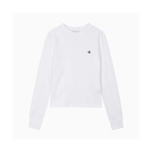 캘빈클라인 CALVIN KLEIN JEANS 여성 LS 아카이브 로고 크루넥 티셔츠 47D269G YAA 47D269GYAA 396381