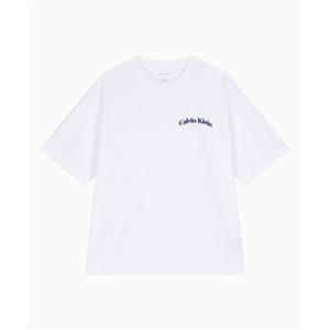캘빈클라인 CALVIN KLEIN JEANS 릴렉스드핏 16S 프론트백 빌딩 반팔 티셔츠 4RF854G YAF 4RF854GYAF 397392