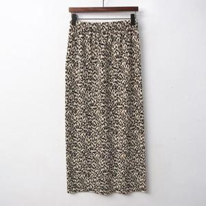 [강물처럼]아이우먼 호피패턴플리츠스커트 KDG838M405 빅사이즈