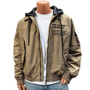 [지프]남녀공용 카라넥 탈부착 후드 항공점퍼 JR1JPU203