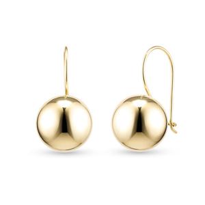 [도로시] 14K 엣지 통통원 귀걸이