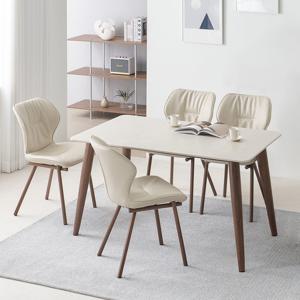 스코나 리오나 양면 포세린 세라믹 4인 식탁세트(의자4개)