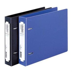 문화산업 D링바인더 PP 흑색 클리어화일 바인 B440-6