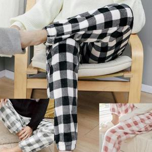 잠옷 체크극세사 수면잠옷 커플잠옷 파자마 수면바지홈웨어