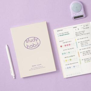 사무용품 테이블토크 스터디 해빗 플래너 문구 학용품 A5