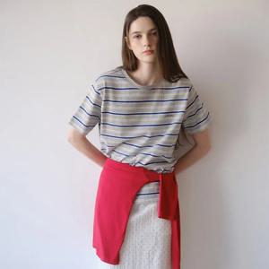 플라스틱아일랜드  (PS2CH401) 멀티스트라이프 티셔츠