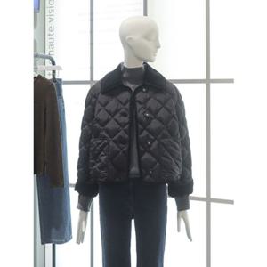 [주크]코듀로이 카라 퀼팅 구스 점퍼(Z254PSG182)