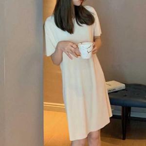 여성속옷 시원한 원피스 잠옷 여자 냉감 스판 홈웨어 데일리