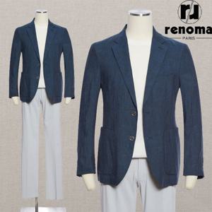 [얼리버드]SS 시원한 네이비 프리미엄 린넨 마100 캐주얼 재킷 RRMJBJ51AJD