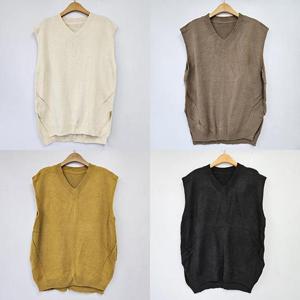 [강물처럼]위쉬몰 BN 캐주얼브이민박스조끼(S682H410) 빅사이즈