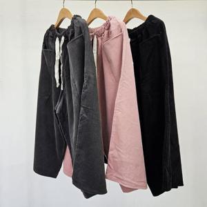 [강물처럼]빅사이즈배기팬츠 S944L410 테이프밴딩골덴통팬츠 EM