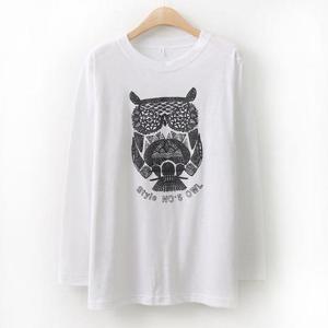 [강물처럼]아이우먼 부엉이에스닉긴팔티 MN6842M410 빅사이즈 (2