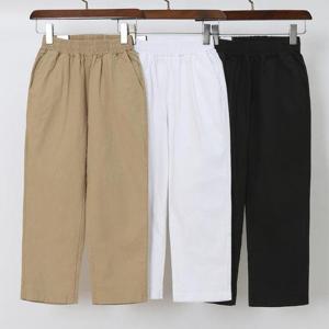 [강물처럼]빅사이즈면바지 S040L410 솔리드스판슬림배기팬츠 LO