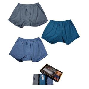 남성팬티 (폴밋)고급 실켓가공 니트 트렁크 3매입 팬티