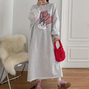 [강물처럼]아이우먼 바니루즈면롱원피스 NMT049M410 빅사이즈 (2