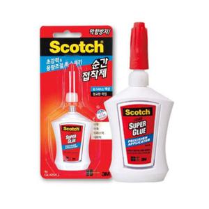 임시고정 스카치 순간접착제 용량조절 액상형 3M 4g AD124-L