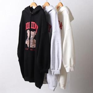 [강물처럼]빅사이즈후드티 F774L411 홀리기모후드티셔츠 RA (241