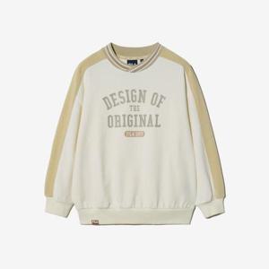 [휠라키즈] 캠퍼스 배색 맨투맨 (FK2POH1303X_NBG)