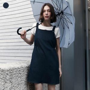 [게스(진)]여성 백 리본 원워시드 데님 원피스 OP2D5970