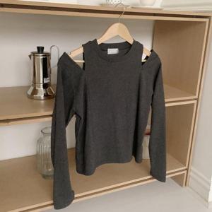 [강물처럼]아이우먼 샐리트임오픈라운드티 MOQ228M410 빅사이즈