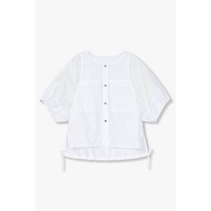 [보브]아일렛 슬리브 스트링 블라우스 7125260500