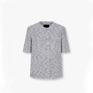 [보브]트위드 하프 슬리브 자켓 7125210500