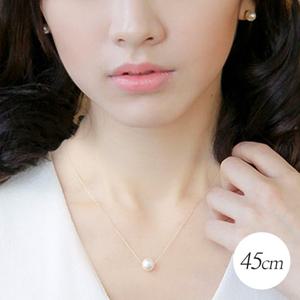 [CRICRI] 14K 스왈 8mm 진주 금 귀걸이 목걸이 45cm 세트