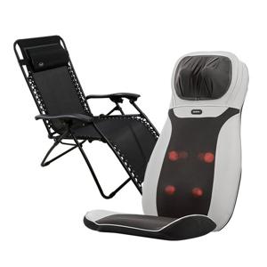 [제스파] 터치바디밸런스 두드림 주무름 등허리 의자형 안마기 마사지기 의자 셋트 ZP943NCH