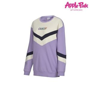 [애플핑크]V절개 박시 롱 맨투맨 (APK8O505GSV)