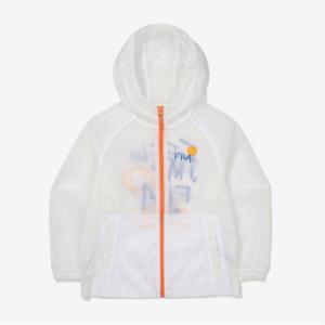 [휠라키즈] 경량 솔리드 바람막이 (FK2JKF2101X_OWH)